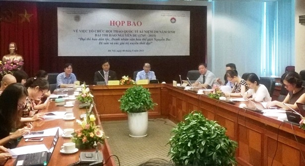 Hội thảo quốc tế kỷ niệm 250 năm sinh Đại thi hào Nguyễn Du